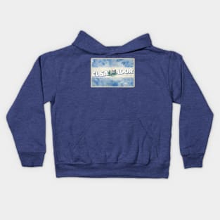 El Salvador Vintage style retro souvenir Kids Hoodie